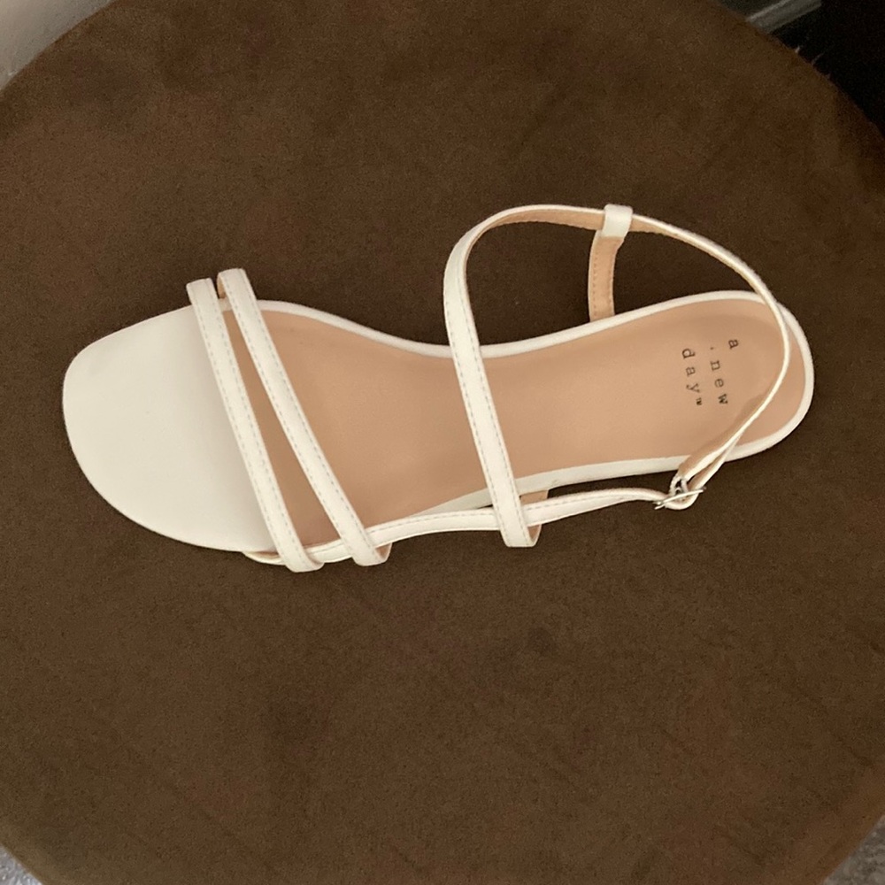White Sandals new